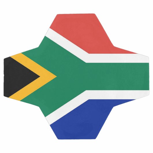 Patriottisch Voetbal met Zuid-Afrikaanse vlag (Enkel)