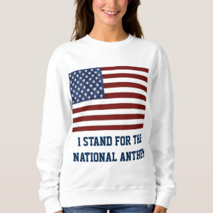 Patriottisch Voman's Sweatshirt met Amerikaanse vl