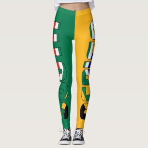 Patriottisch voor de vlag van Zuid-Afrika Leggings