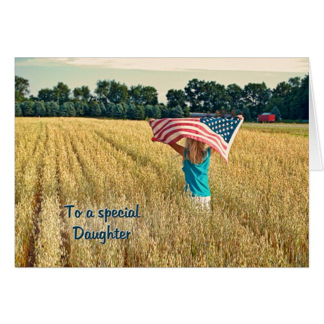 Patriottisch voor Dochter (Voorkant Horizontaal)