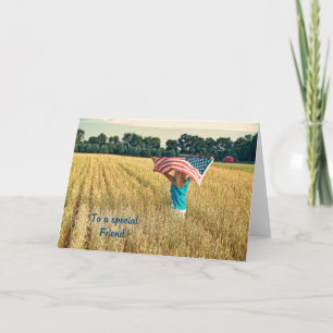 Patriottisch voor Friend Kaart