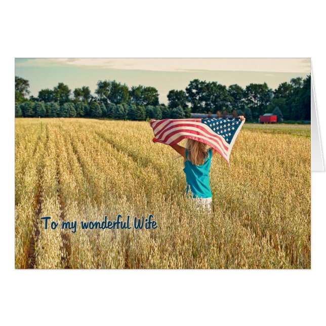 Patriottisch voor vrouw (Voorkant Horizontaal)