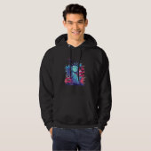 Patriottisch Vrijheidsbeeld Kunst Hoodie (Voorkant volledig)