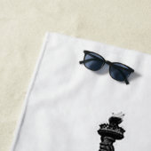 Patriottisch Vrijheidsbeeld New York Amerikaanse m Strandlaken (In situ)