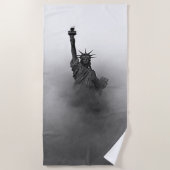 Patriottisch Vrijheidsbeeld New York Amerikaanse m Strandlaken (Voorkant)