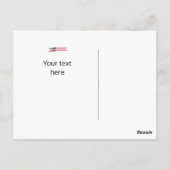 Patriottisch vrijheidsbeeld Verenigde Staten beroe Briefkaart (Achterkant)