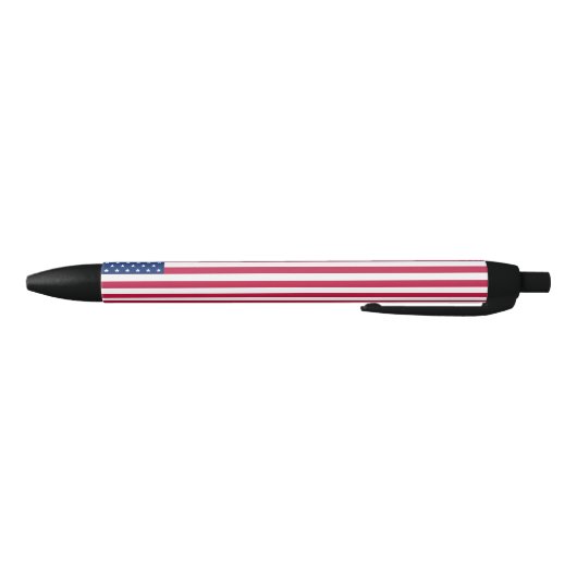 Patriottisch VS Amerikaanse vlag Stars Stripes Ink Zwarte Inkt Pen (Bodem)