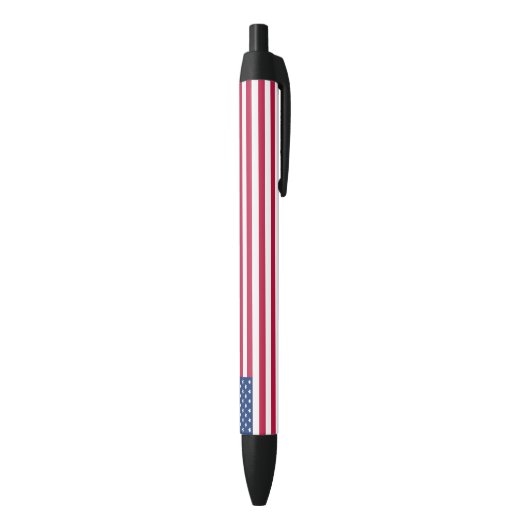 Patriottisch VS Amerikaanse vlag Stars Stripes Ink Zwarte Inkt Pen (Achterkant (Verticaal))