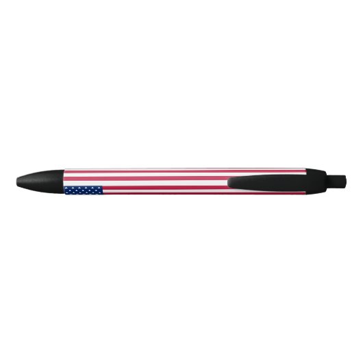 Patriottisch VS Amerikaanse vlag Stars Stripes Ink Zwarte Inkt Pen (Achterkant)