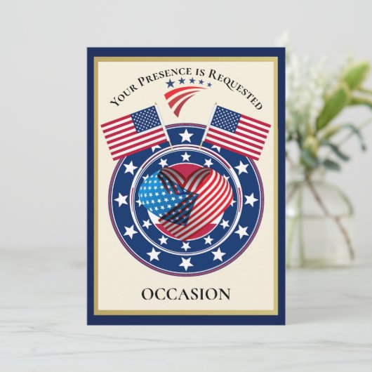 Patriottisch VS Kaart (Staand voorkant)