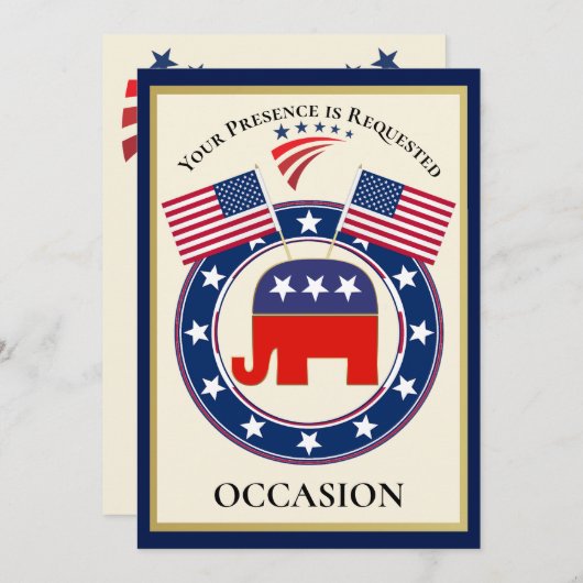 Patriottisch VS Kaart (Voorkant / Achterkant)