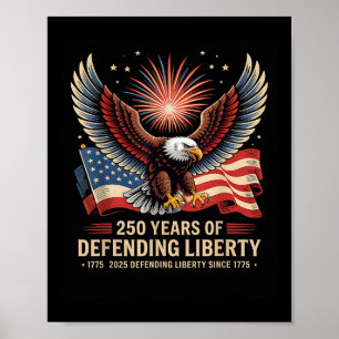 Patriottisch VS-leger Amerikaanse militaire parade Poster
