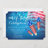 Patriottisch vuurwerk 4de van de Partij van de Jul Kaart (Voorkant)