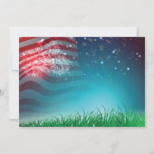 Patriottisch vuurwerk 4de van de Partij van de Jul Kaart (Achterkant)