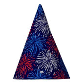 Patriottisch vuurwerk feesthoedjes (Rechts)