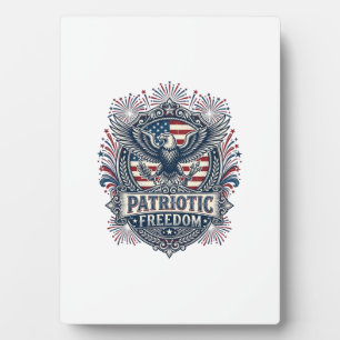 Patriottisch Vuurwerk Festival Vector Grafische T- Fotoplaat