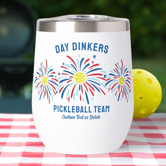 Patriottisch Vuurwerk Juli 4 Pickleball Club Team