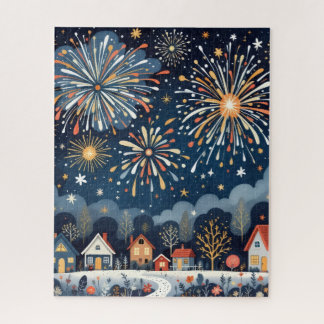 Patriottisch Vuurwerk Kunstpuzzel Legpuzzel