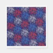 Patriottisch vuurwerk servet (Voorkant)