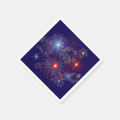 Patriottisch vuurwerk servet (Hoek)