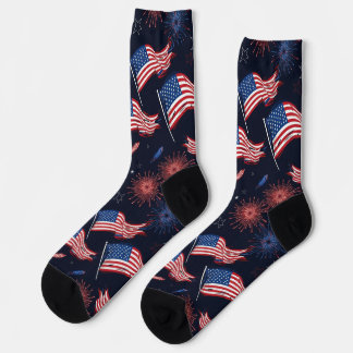 Patriottisch vuurwerk Sokken