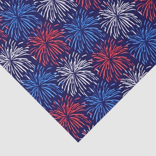 Patriottisch vuurwerk tissuepapier (Detail)