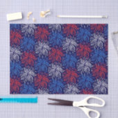 Patriottisch vuurwerk tissuepapier (Craft)