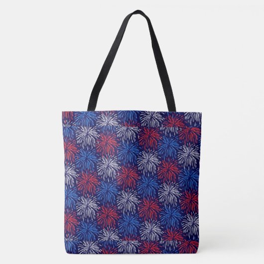 Patriottisch vuurwerk tote bag (Voorkant)