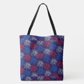 Patriottisch vuurwerk tote bag (Achterkant)