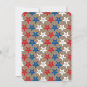 Patriottisch vuurwerk Vierde juli Partij nodigt ui Kaart (Achterkant)