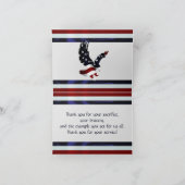 Patriottisch Vuurwerk, Vlag & Eagle Veteraan Kaart (Binnen)