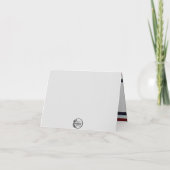 Patriottisch Vuurwerk, Vlag & Eagle Veteraan Kaart (Achterkant)