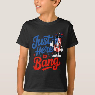 Patriottisch vuurwerk voor 4 juli is hier om te kn t-shirt