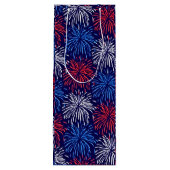 Patriottisch vuurwerk wijn cadeautas (Achterkant)