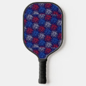 Patriottisch vuurwerkPatriottisch vuurwerk Pickleball Paddle (Achterkant)