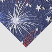 Patriottisch vuurwerkpatroon tissuepapier (Detail)