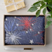 Patriottisch vuurwerkpatroon tissuepapier (Geschenk)