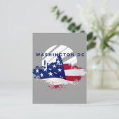 Patriottisch Washington DC Briefkaart (Staand voorkant)
