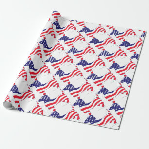 Patriottisch-Weiner Cadeaupapier