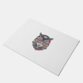 Patriottisch Wellness-retraite Vector Graphic T-sh Deurmat (Schuin)