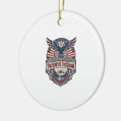 Patriottisch Wellness-retraite Vector Graphic T-sh Keramisch Ornament (Links)