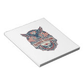 Patriottisch Wellness-retraite Vector Graphic T-sh Notitieblok (Schuin)
