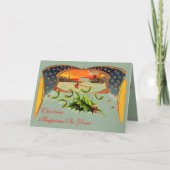 Patriottisch Wenskaart van de Eerste Wereldoorlog Feestdagen Kaart (Voorkant)