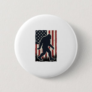 Patriottisch Wilderniswezen Vintage Vlag Vector Ronde Button 5,7 Cm