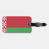 Patriottisch Wit-Russisch Bagagelabel van de vlag (Achterkant horizontaal)