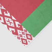 Patriottisch Wit-Russisch vlaggenstaatdocument Tissuepapier (Detail)