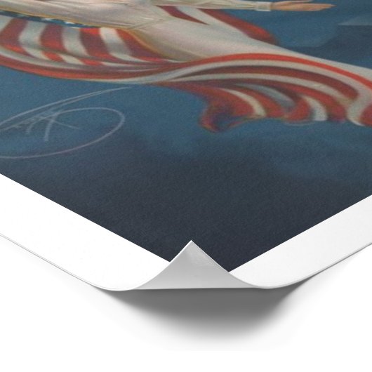  Patriottisch WW2 Militaire Verpleger Poster (Hoek)