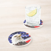 Patriottisch Zandsteen Onderzetter (Zijkant)