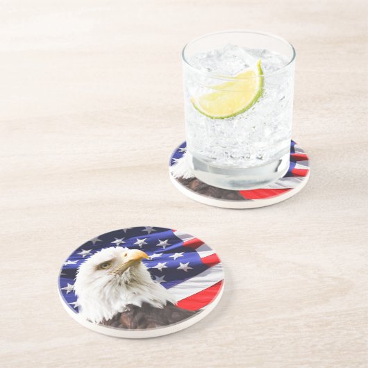 Patriottisch Zandsteen Onderzetter (Zijkant)