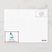 patriottisch Zebra-Briefkaart Briefkaart (Achterkant)